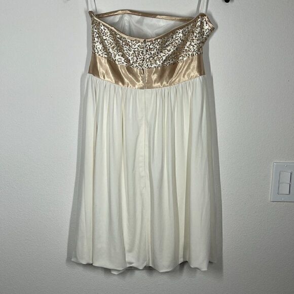 Vintage Jessica McClintock For Gunne Sax Strapless Sequin Dress - Picture 9 of 13